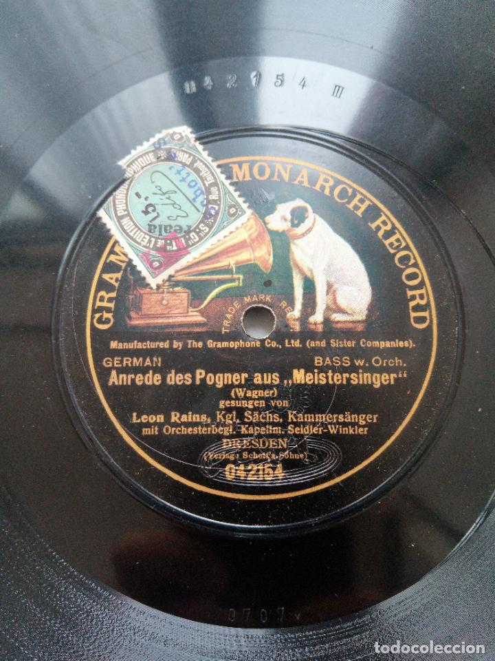 Discos de pizarra: DISCO PIZARRA. ANREDE DES POGNERAUS, MEISTERSINGER - Foto 1