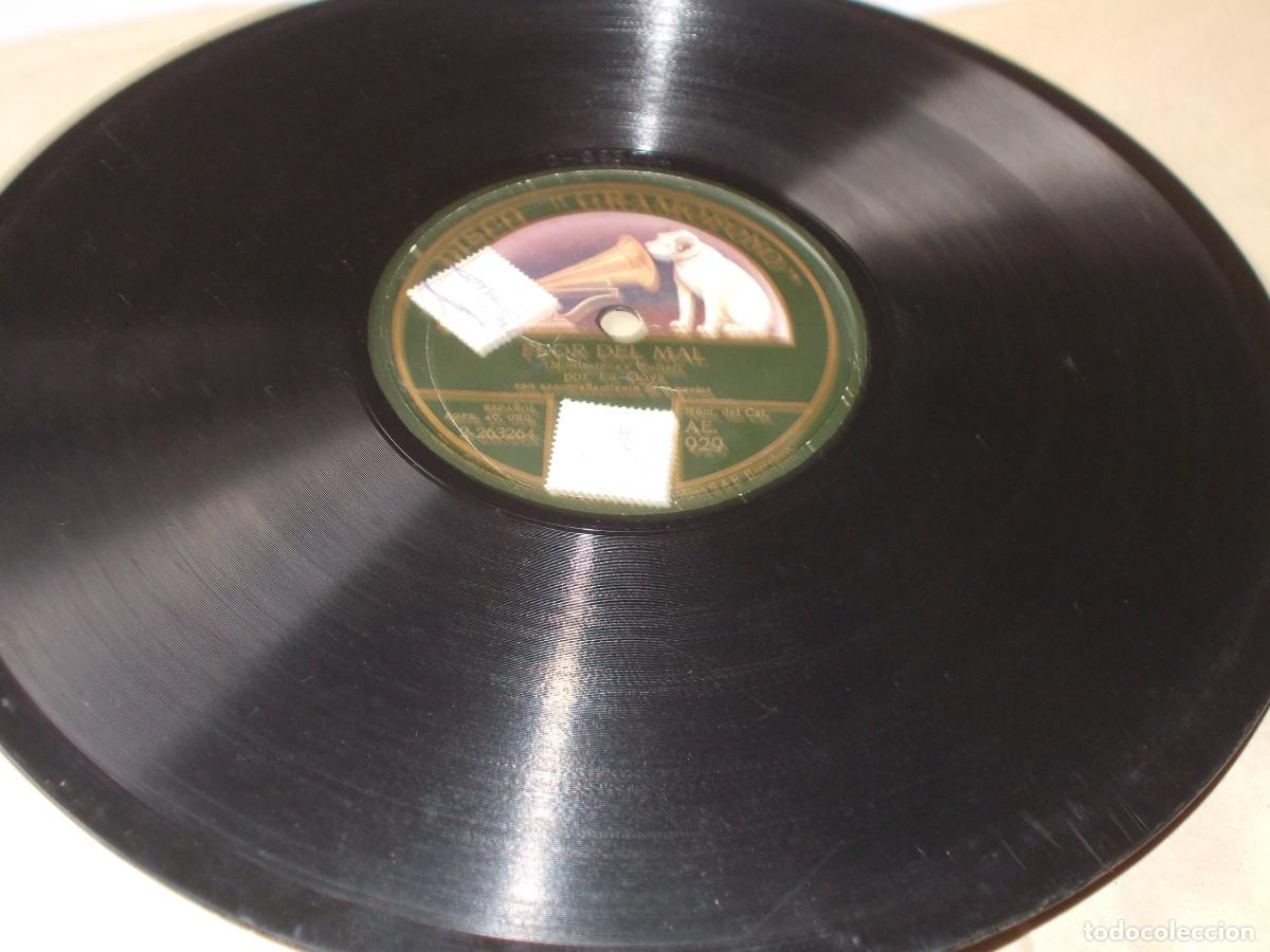 Discos de pizarra: LA GOYA Flor del mal / El mu&ntilde;eco de la Rosina - Foto 3