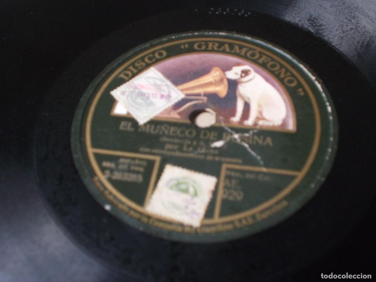 Discos de pizarra: LA GOYA Flor del mal / El mu&ntilde;eco de la Rosina - Foto 4