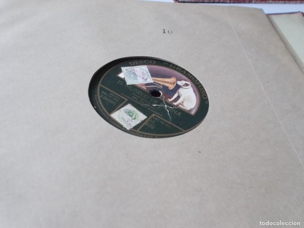 Discos de pizarra: LA GOYA Flor del mal / El mu&ntilde;eco de la Rosina - Foto 1
