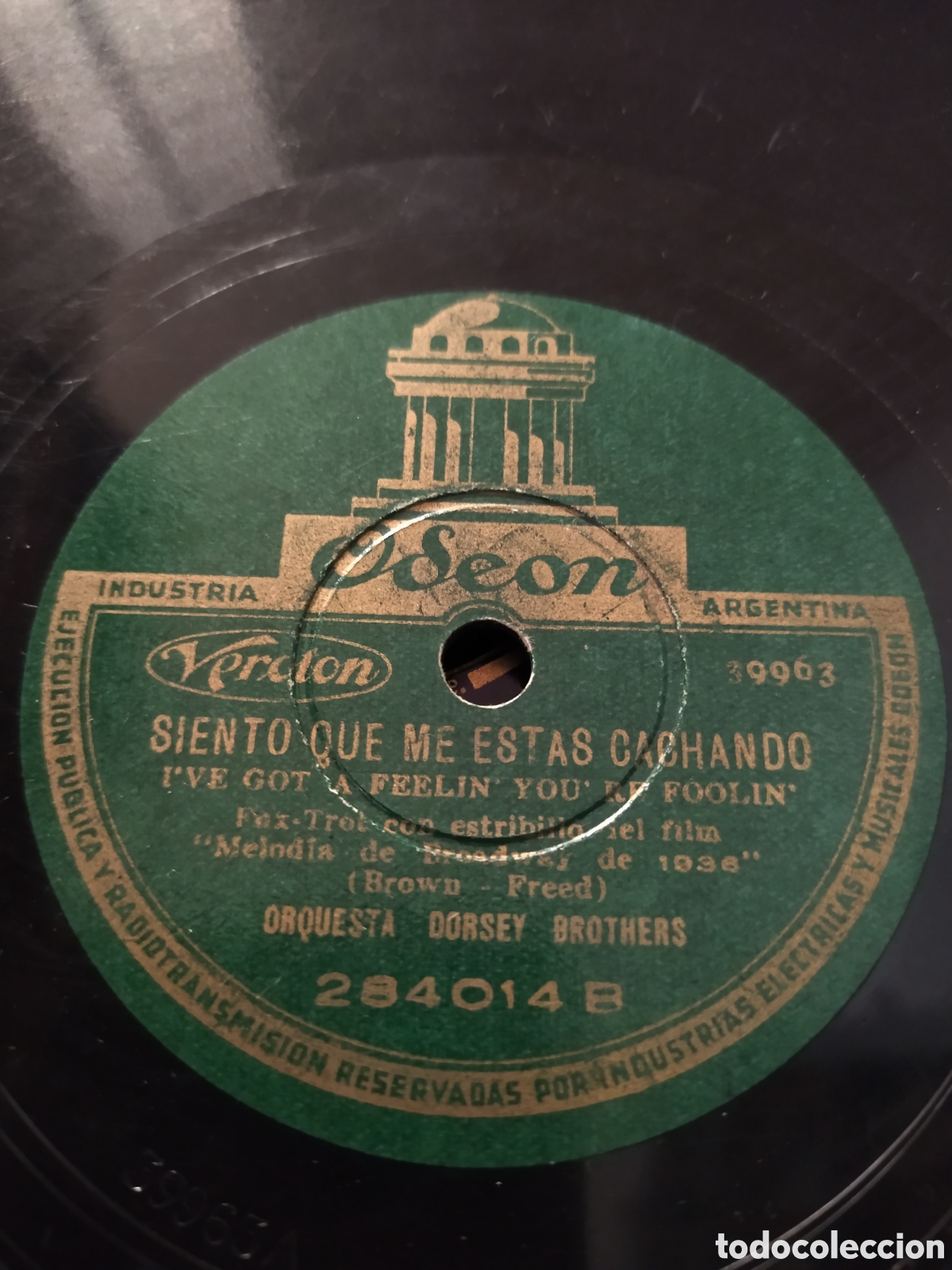 Discos de pizarra: Dorsey Brothers - Foto 1