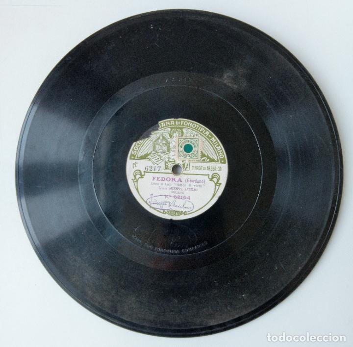 Discos de pizarra: DISCO PIZARRA. MANON, MASSENET. FEDORA, GIORDANO - Foto 4