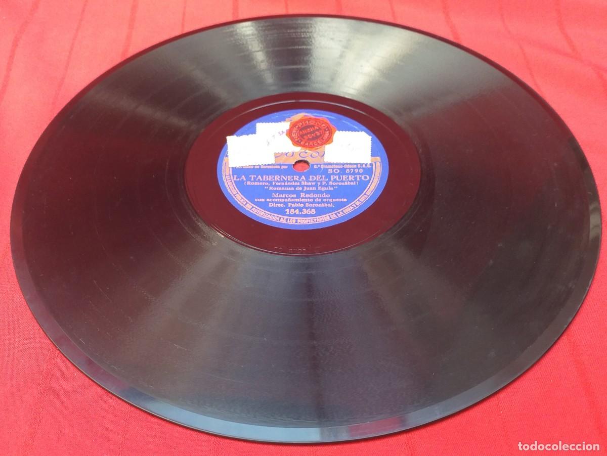 Discos de pizarra: DISCO DE PIZARRA LA TABERNERA DEL PUERTO, MARCOS REDONDO - Foto 1