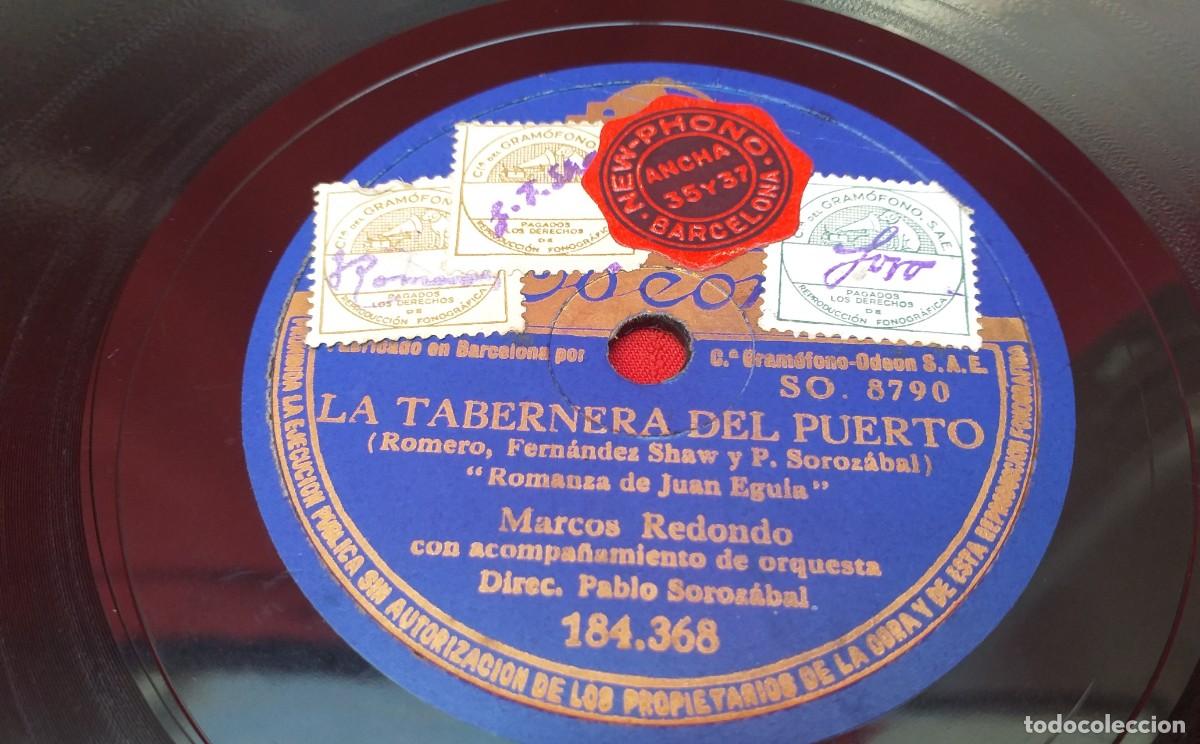 Discos de pizarra: DISCO DE PIZARRA LA TABERNERA DEL PUERTO, MARCOS REDONDO - Foto 2