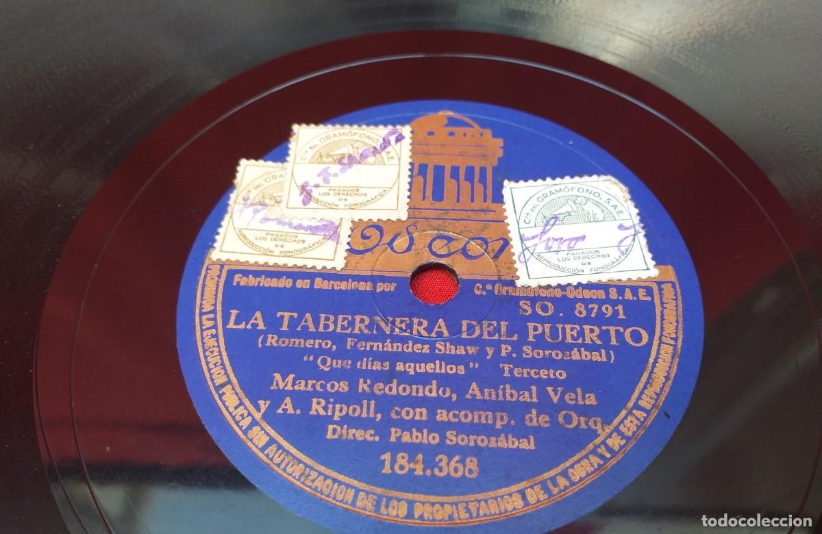 Discos de pizarra: DISCO DE PIZARRA LA TABERNERA DEL PUERTO, MARCOS REDONDO - Foto 4