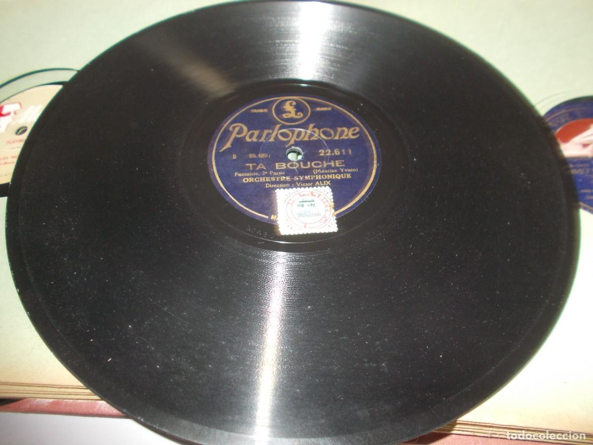 Discos de pizarra: ORCHESTRE SYMPHONIQUE Ta bouche 1&ordf; Parte y 2&ordf; parte - Foto 3
