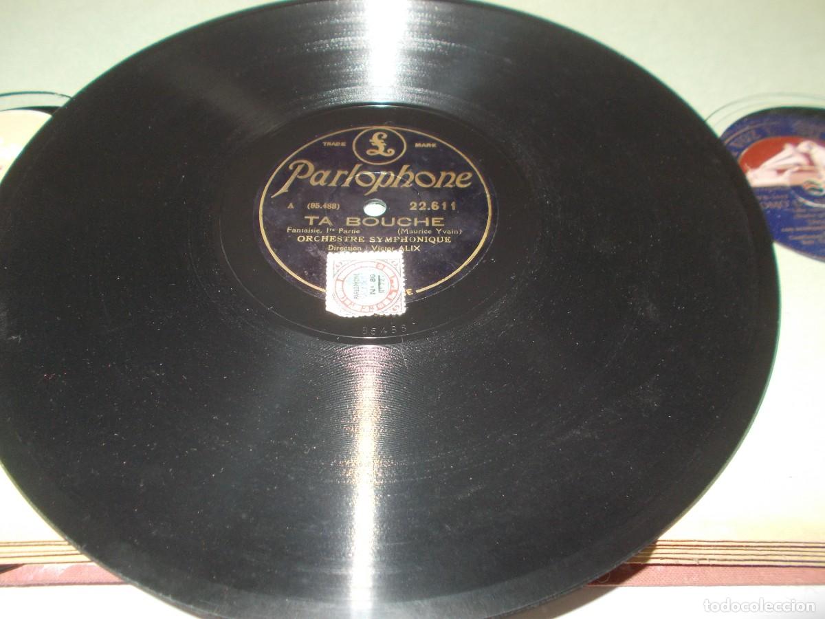 Discos de pizarra: ORCHESTRE SYMPHONIQUE Ta bouche 1&ordf; Parte y 2&ordf; parte - Foto 5