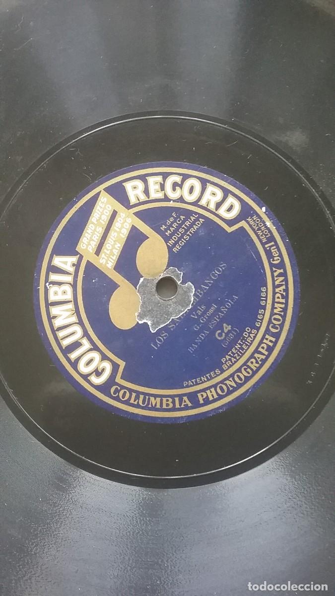 Discos de pizarra: Disco gramofono. COLUMBIA RECORD 1900 (693-4) - Foto 1