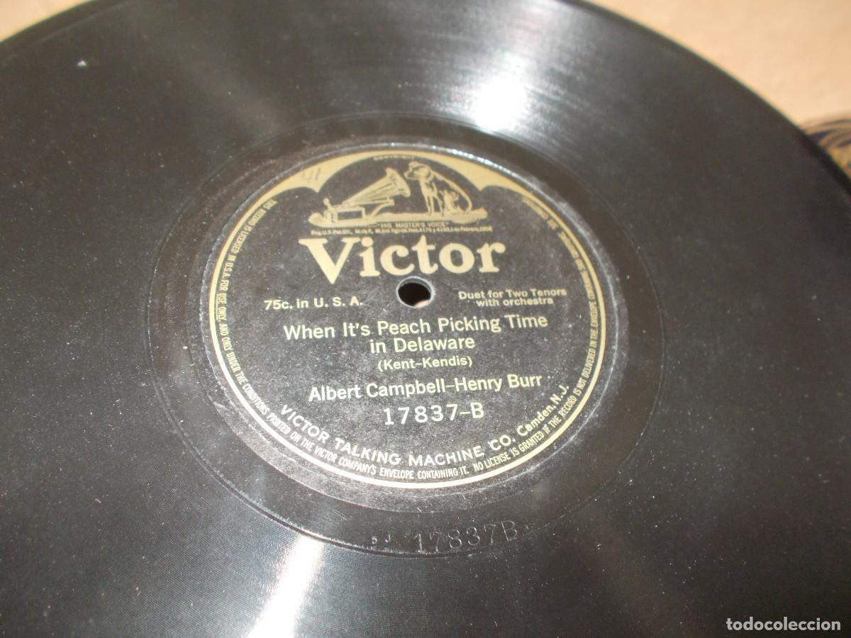 Discos de pizarra: ALBERT CAMPBELL- HENRY BURR / ALICE GRENN - EDWARD HAMILTON - Foto 2