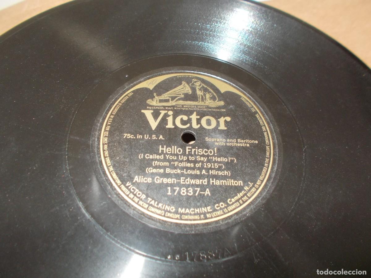 Discos de pizarra: ALBERT CAMPBELL- HENRY BURR / ALICE GRENN - EDWARD HAMILTON - Foto 4