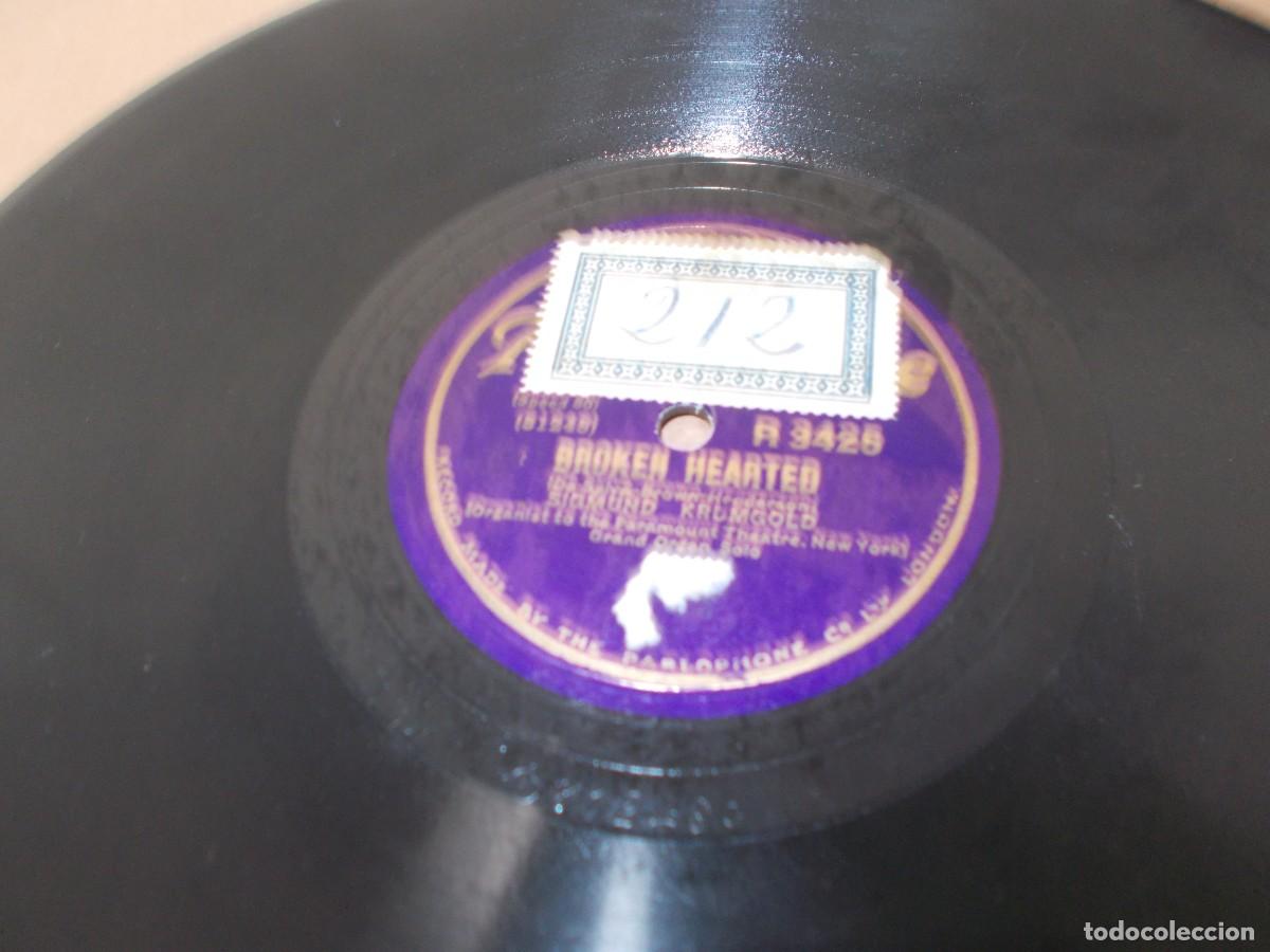 Discos de pizarra: SIGMUND KRUNGOLD Charmaine / Broken Hearted - Foto 4
