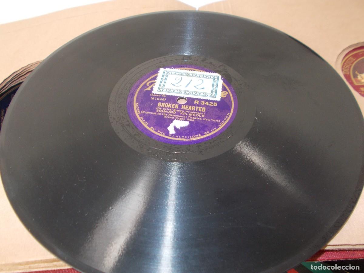 Discos de pizarra: SIGMUND KRUNGOLD Charmaine / Broken Hearted - Foto 5