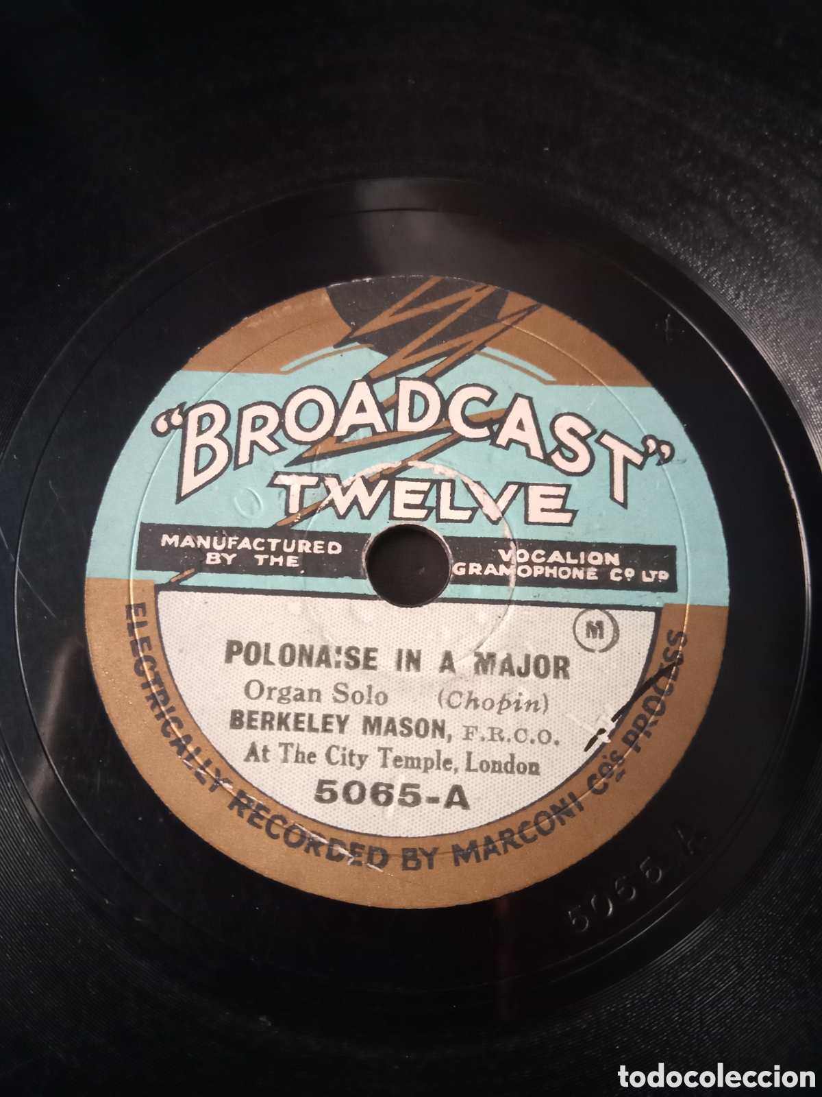 Discos de pizarra: Disco de pizarra 25cm. Polonaise en A mayor- Wagner - Foto 2