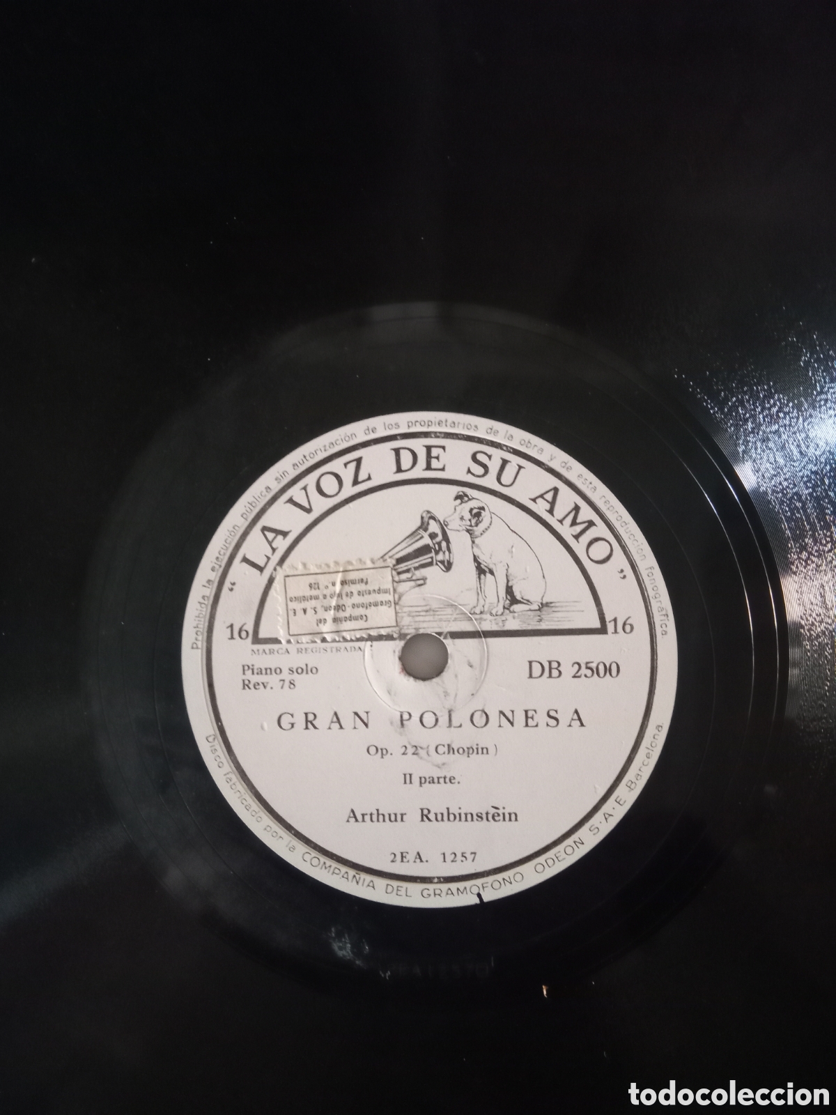 Discos de pizarra: Disco de pizarra 30 cm. Gran Polonesa - Foto 2
