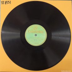 Discos de pizarra: DISCO 78 RPM - COLUMBIA - GARCÍA GUIRAO - LIMOSNA DE AMOR / DESENGAÑO - PIZARRA. Lote 374332624