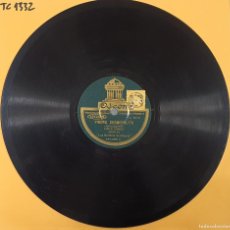 Discos de pizarra: DISCO 78 RPM - ODEON - MURGA LOS MEDINAS SEVILLANOS - CUIDADO AVIADOR / PIROPO COSMOPOLITA - PIZARRA. Lote 374333264