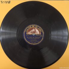 Discos de pizarra: DISCO 78 RPM - LA VOZ DE SU AMO - LA ARGENTINITA - FEDERICO GARCÍA LORCA - CAFÉ DE CHINITAS -PIZARRA. Lote 374340624