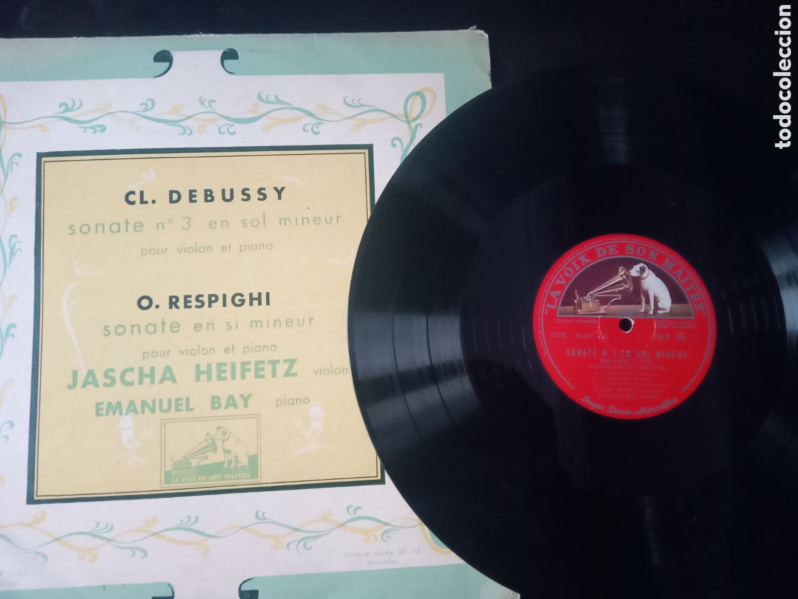 Discos de pizarra: C.L. Debussy - O. Respigui - Foto 1