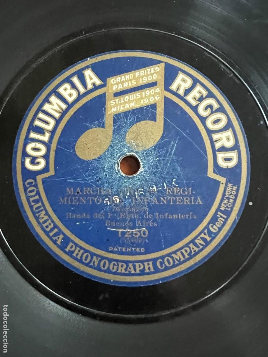 Discos de pizarra: 78rpm Marcha/Violeta - Foto 1