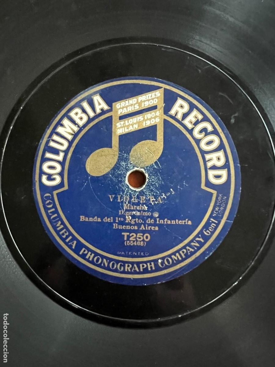 Discos de pizarra: 78rpm Marcha/Violeta - Foto 3
