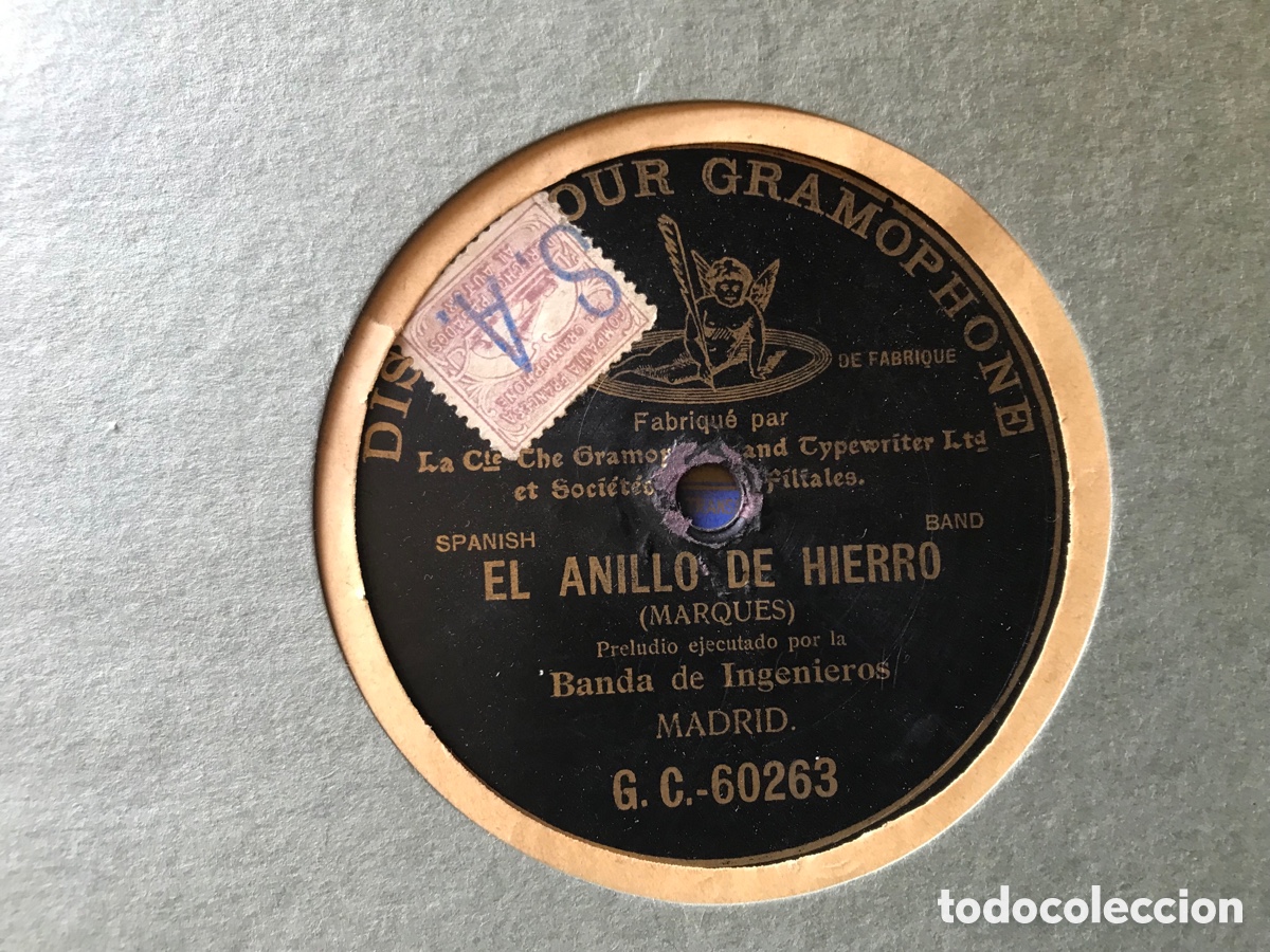 Discos de pizarra: Banda de ingenieros. El anillo de hierro. Trade Mark - Foto 1