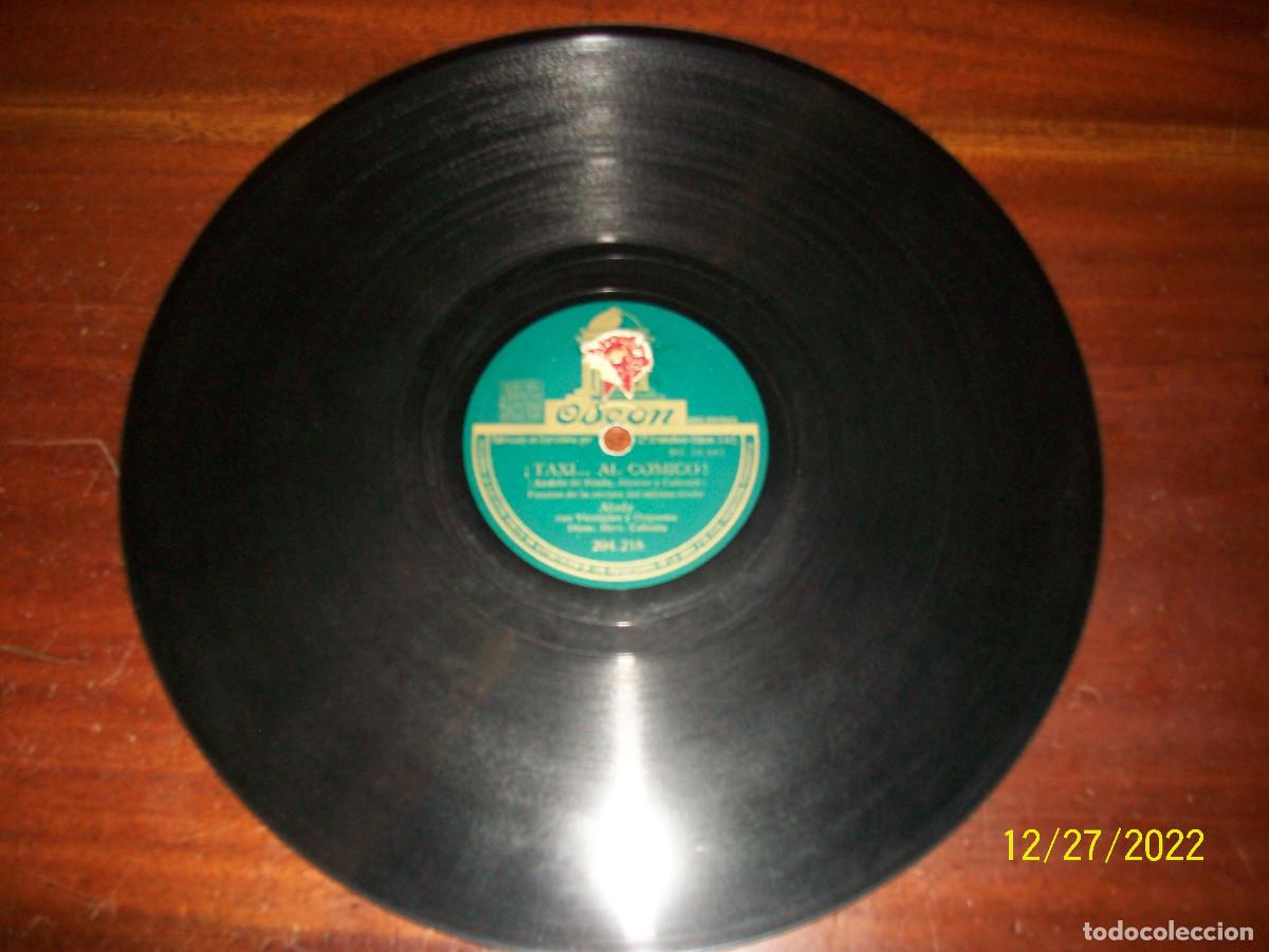 Discos de pizarra: ANDRES DE PRADA-ALONSO YCABRERA-TAXI AL COMICO-OH, EL SAMBA - Foto 2