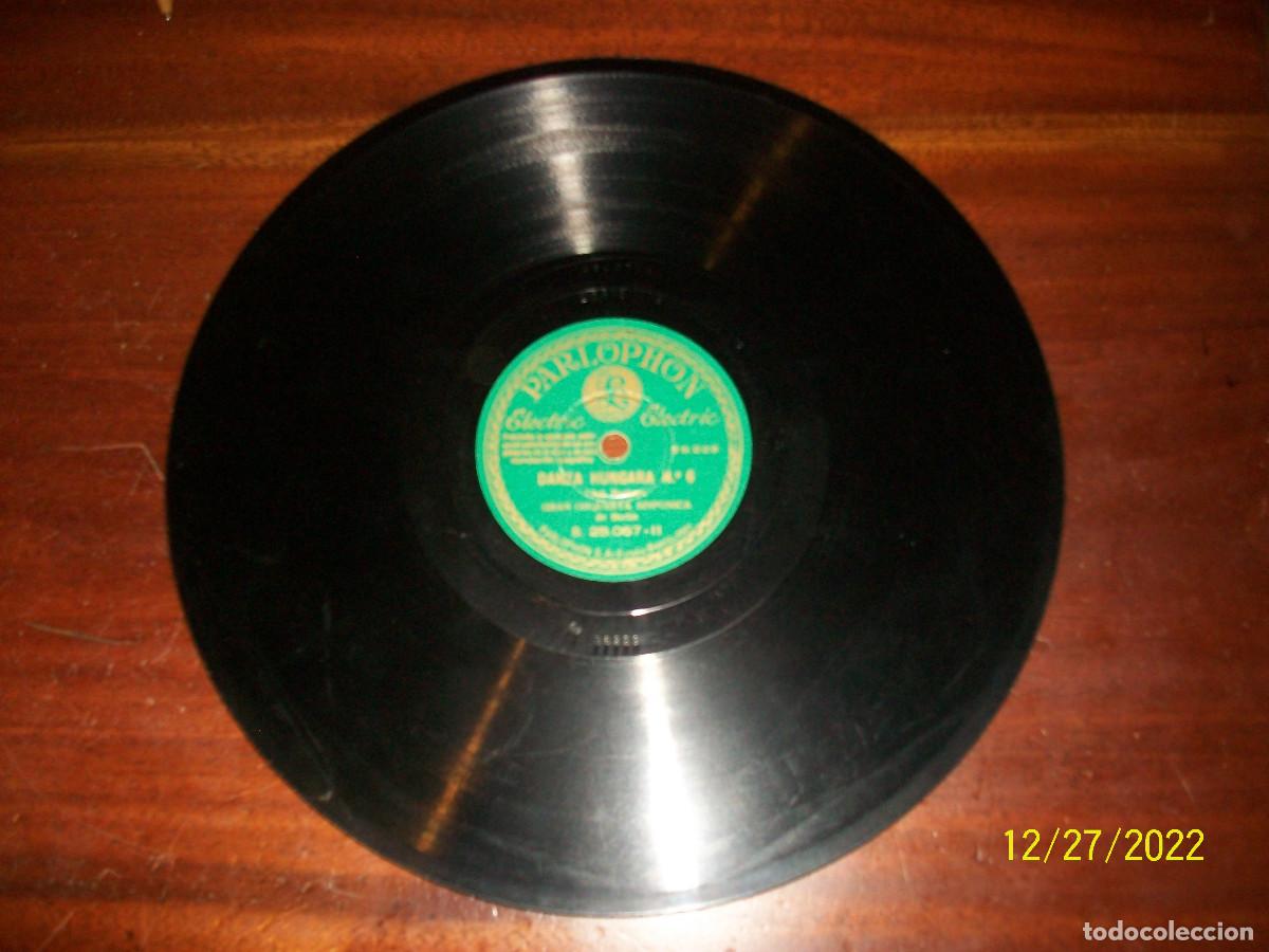 Discos de pizarra: DANZA HUNGARA N&ordm; 5-JOHN BRAHMS-GRAN ORQUESTA SINFONICA DE BERLIN - Foto 2