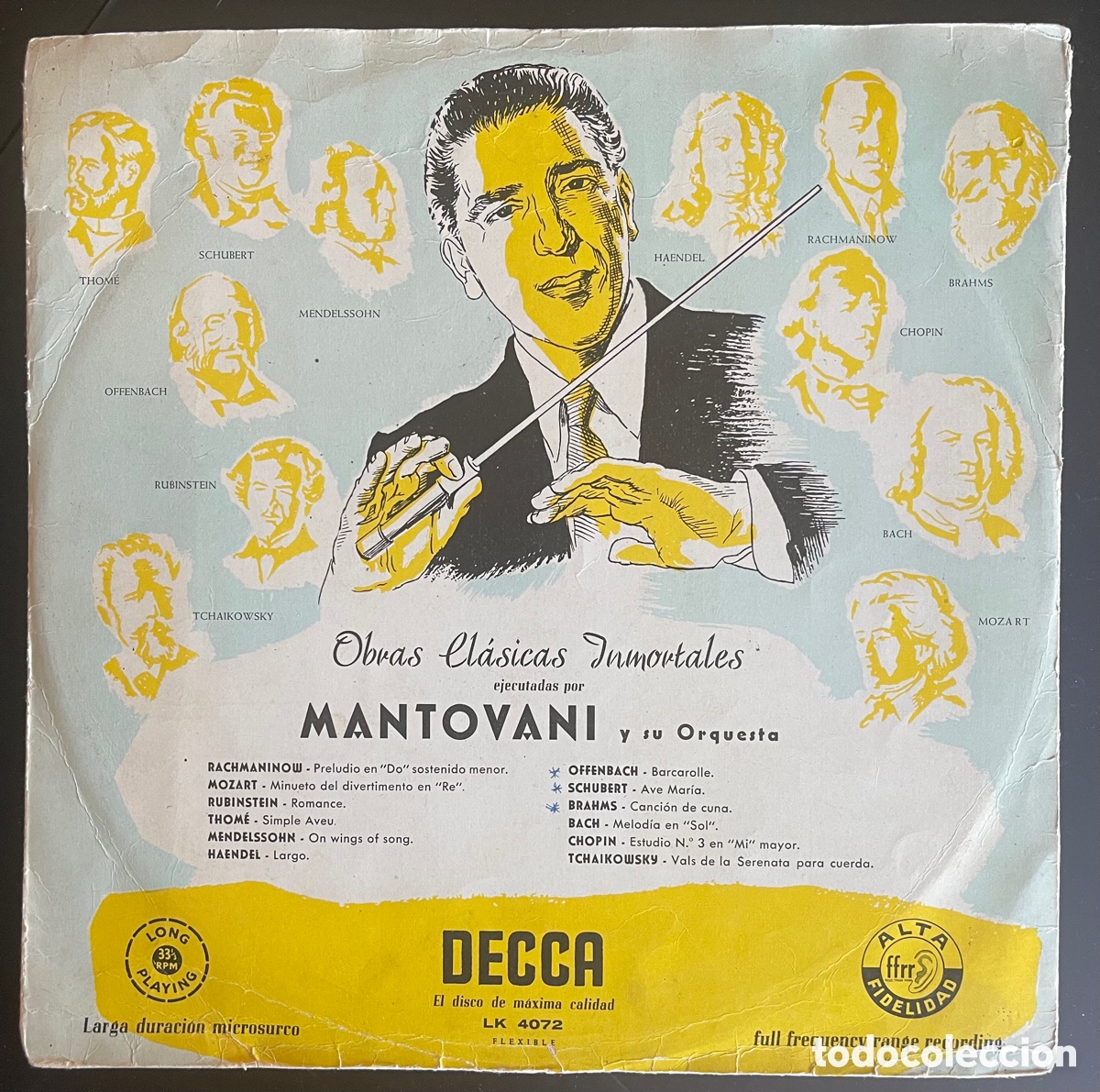 Discos de pizarra: Montovani - Foto 1