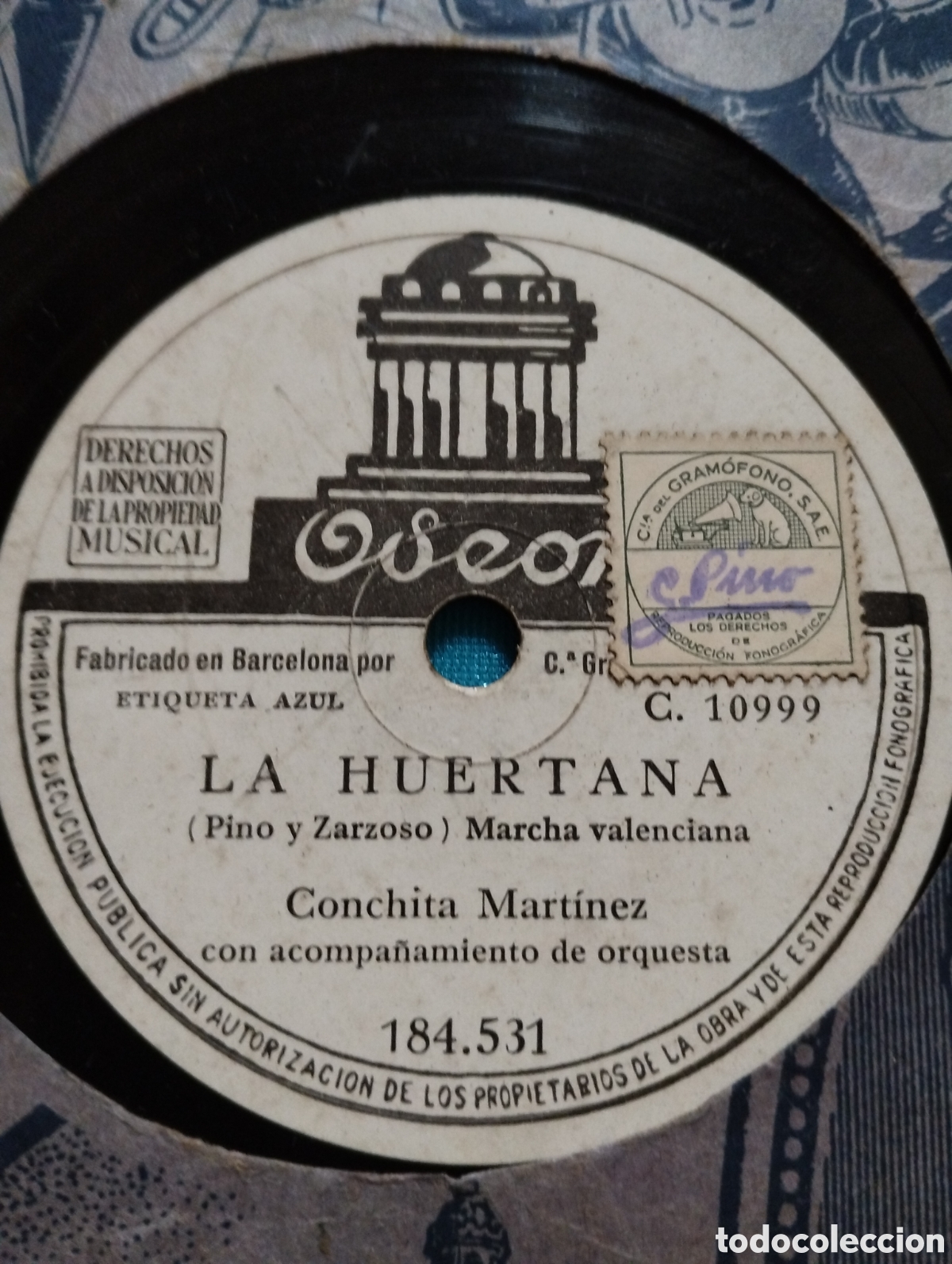 Discos de pizarra: Disco de pizarra mediano la huertana - Foto 1
