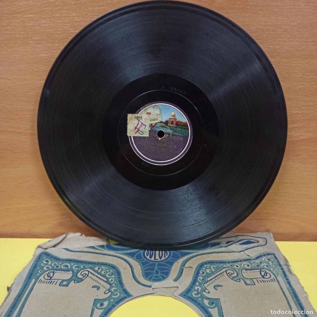 Discos de pizarra: DISCO DE PIZARRA - ODEON - TRIANERIAS - NI&Ntilde;A DE QUE TE LAS DAS - Foto 1