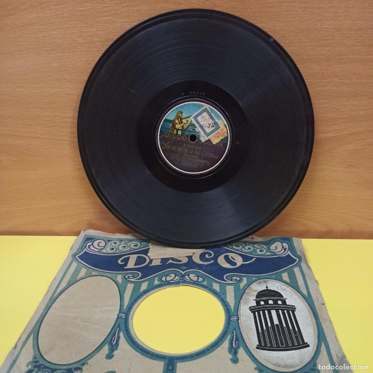 Discos de pizarra: DISCO DE PIZARRA - ODEON - TRIANERIAS - NI&Ntilde;A DE QUE TE LAS DAS - Foto 2