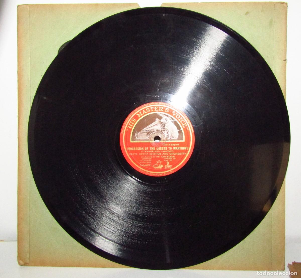 Discos de pizarra: Disco de pizarra State Opera Chorus and Orchestra by Dr. Leo Blech. - Foto 4