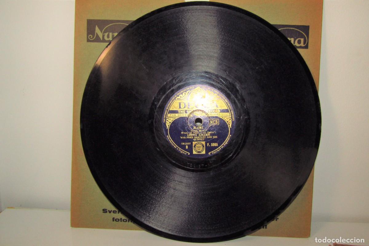 Discos de pizarra: Disco de pizarra Greta Keller. - Foto 2