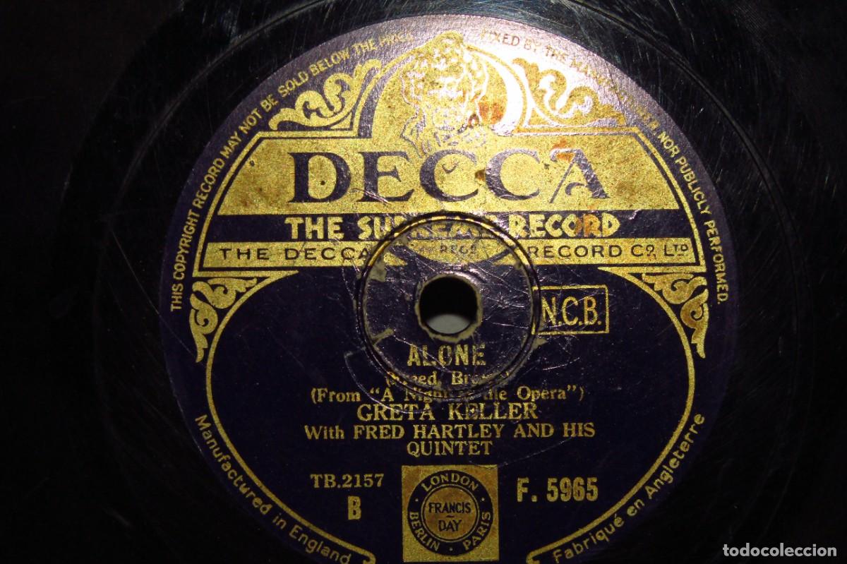 Discos de pizarra: Disco de pizarra Greta Keller. - Foto 3