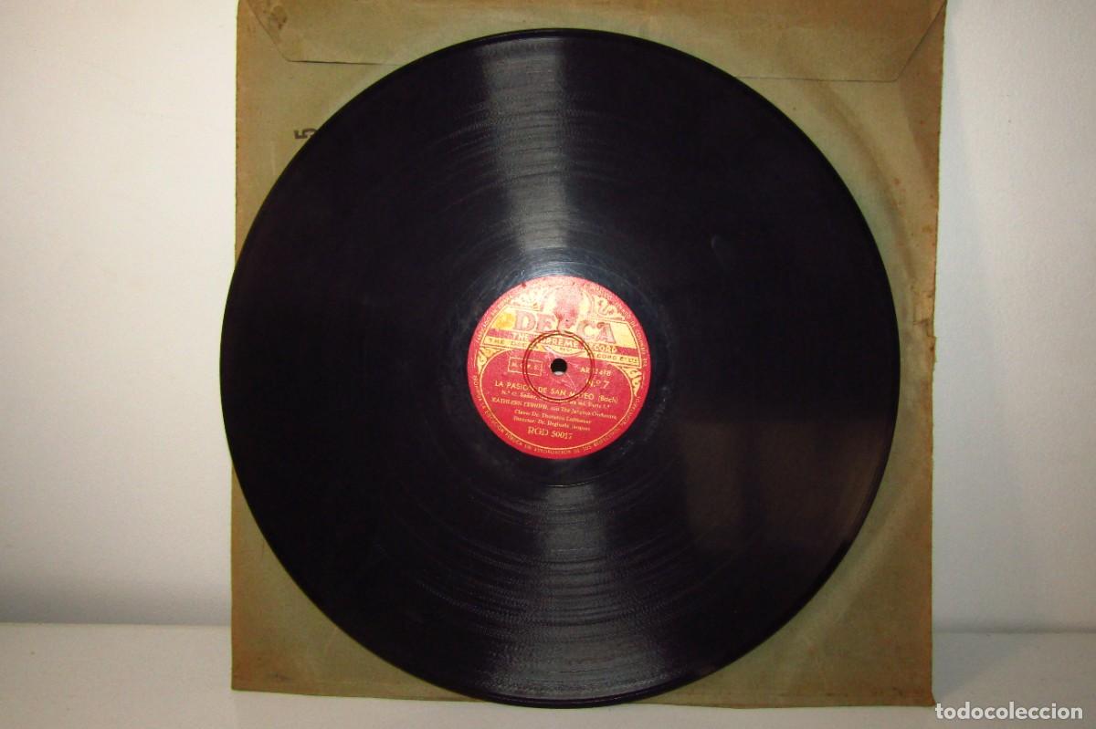 Discos de pizarra: Disco de pizarra, La pasi&oacute;n de San Mateo. Bach. - Foto 1