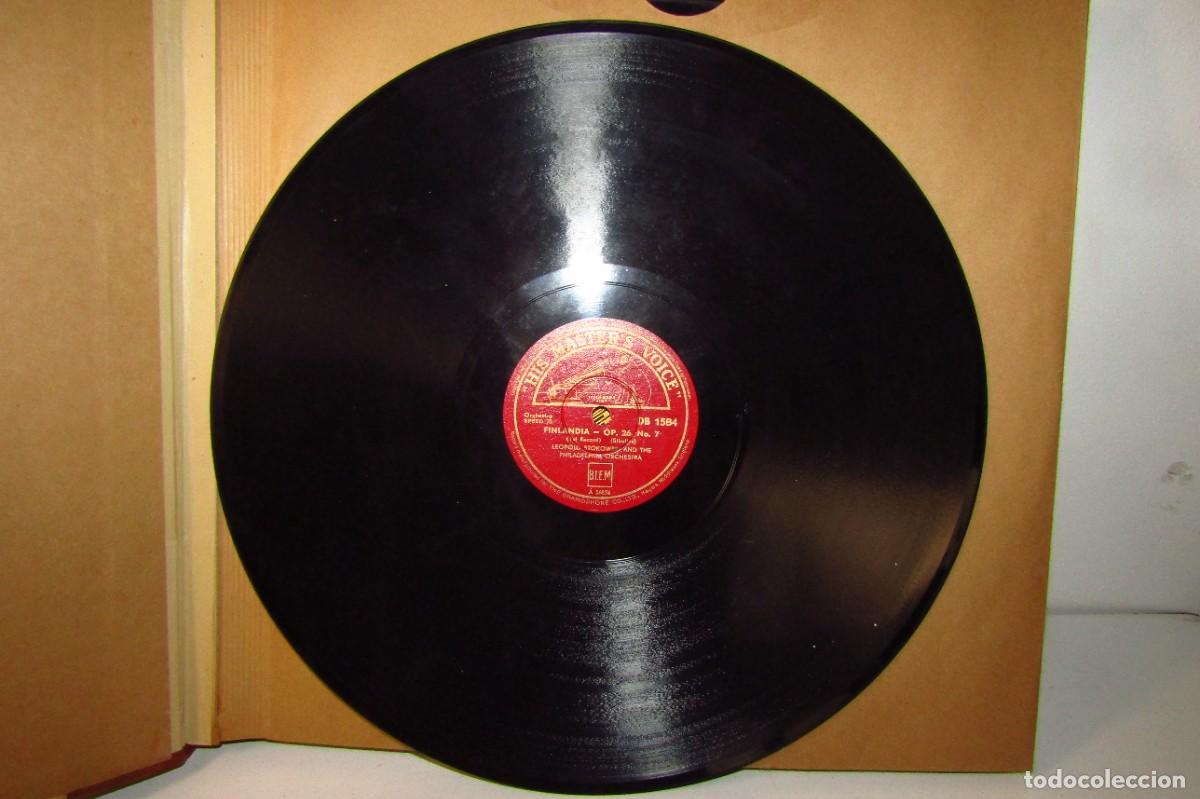 Discos de pizarra: Disco de pizarra, Finlandia Op. 26 no 7. - Foto 1