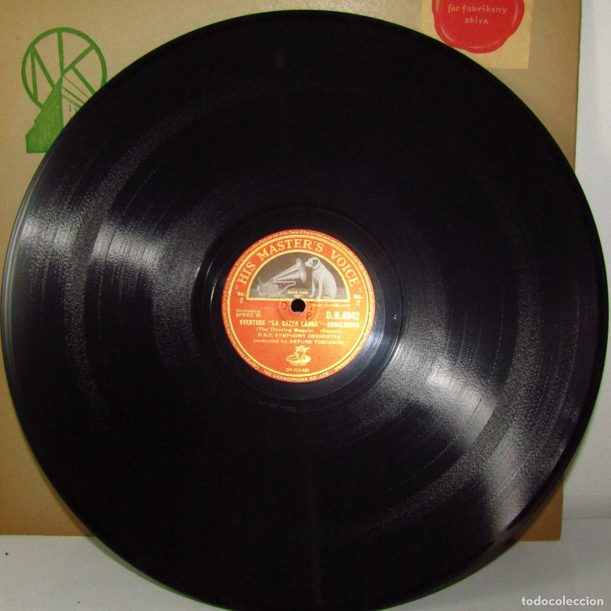Discos de pizarra: Disco de pizarra, Overture &rdquo;La gazza ladra&rdquo; - Foto 1