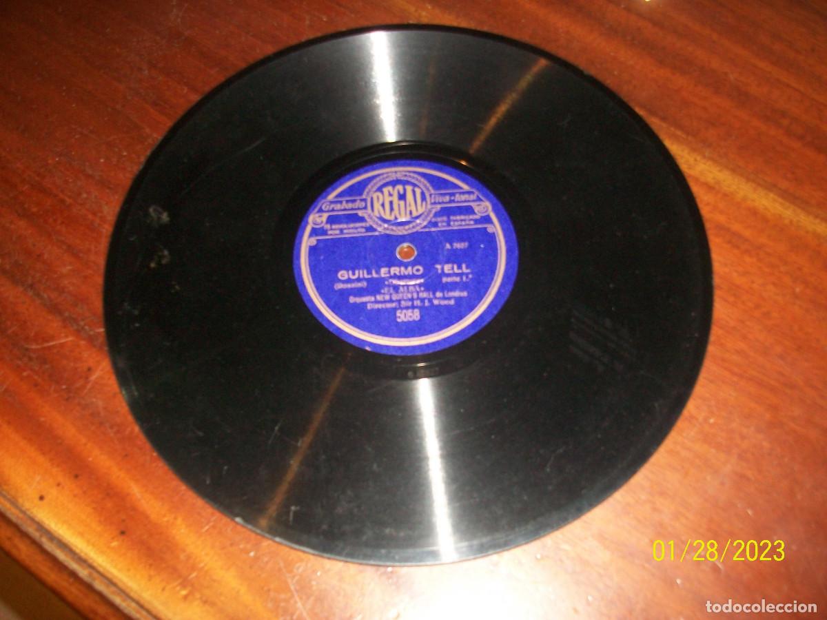 Discos de pizarra: GUILLERMO TELL-EL ALBA-1&ordm; PARTE-LA TORMENTA -2&ordm; PARTE - Foto 1