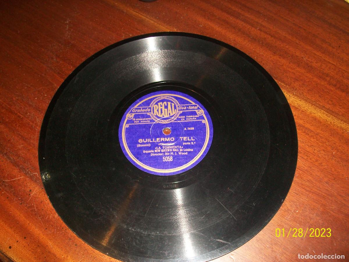 Discos de pizarra: GUILLERMO TELL-EL ALBA-1&ordm; PARTE-LA TORMENTA -2&ordm; PARTE - Foto 2