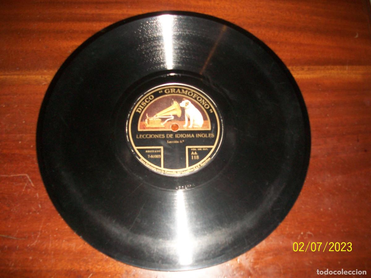 Discos de pizarra: LECCIONES DE INGLES-LECCION 5 Y 6- - Foto 1