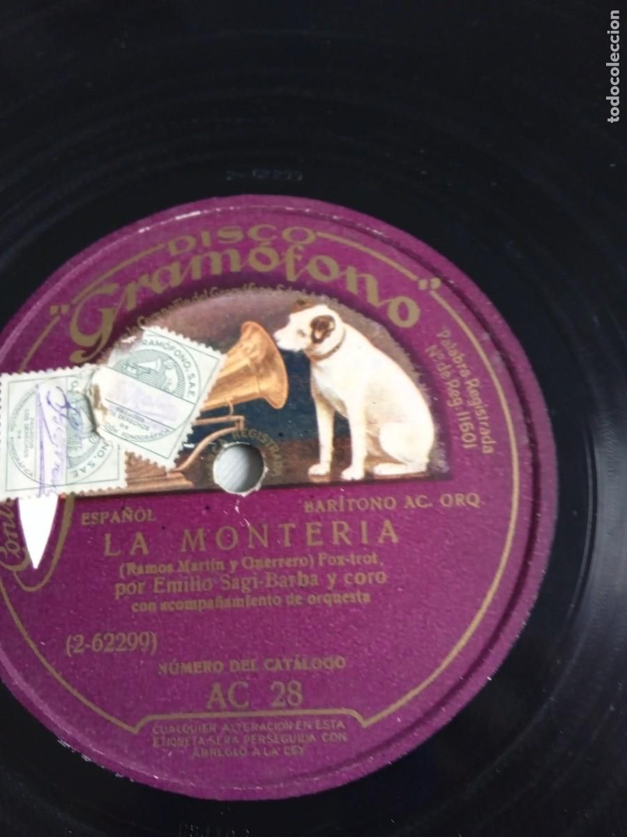 Discos de pizarra: EMILIO SAGI-BARBA / LUISA VELA La monter&iacute;a - Foto 2