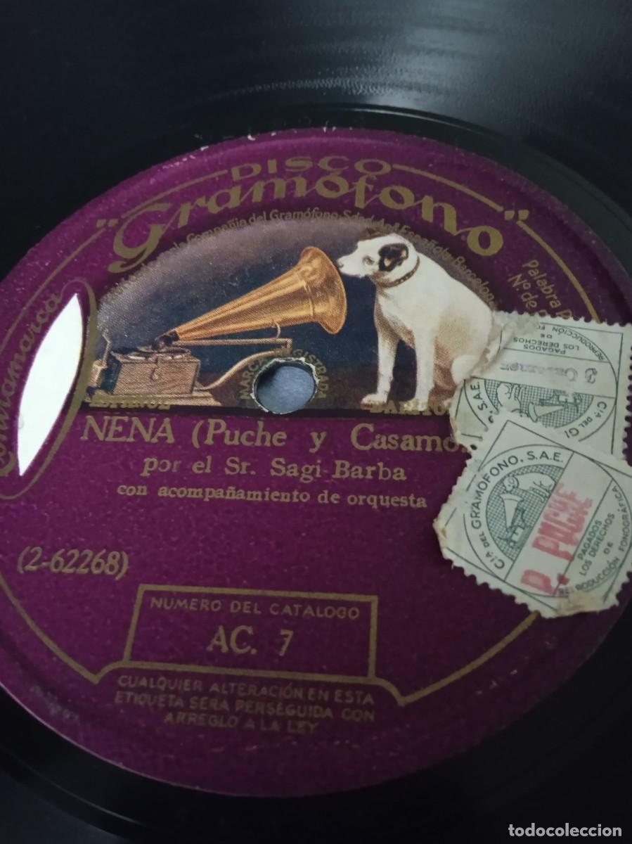 Discos de pizarra: EMILIO SAGI-BARBA Nena/Flores - Foto 3