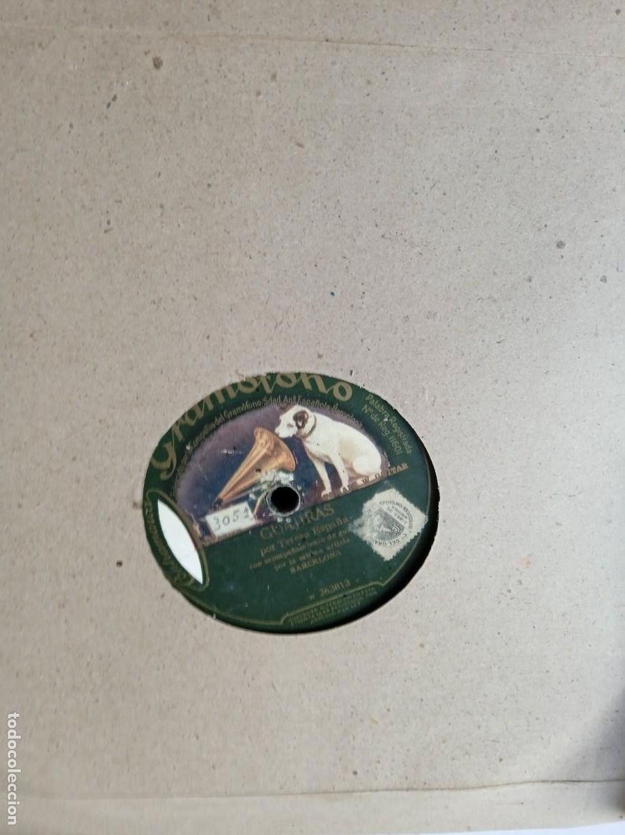 Discos de pizarra: TERESA ESPA&Ntilde;A Trianeras / Guajiras - Foto 1