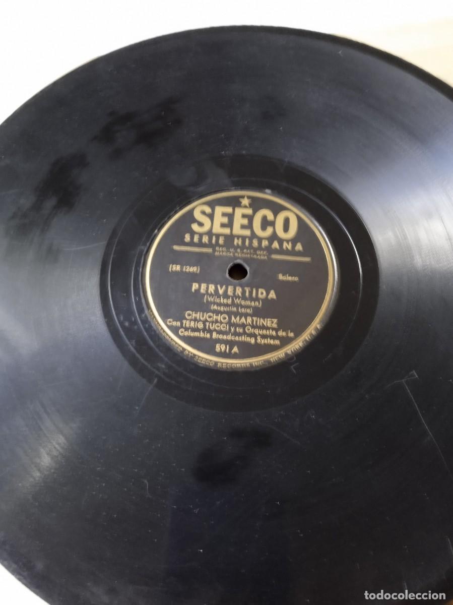 Discos de pizarra: CHUCHO MARTINEZ Con TERIG TUCCI y su Orquesta Pervertida / Sinceramente - Foto 5