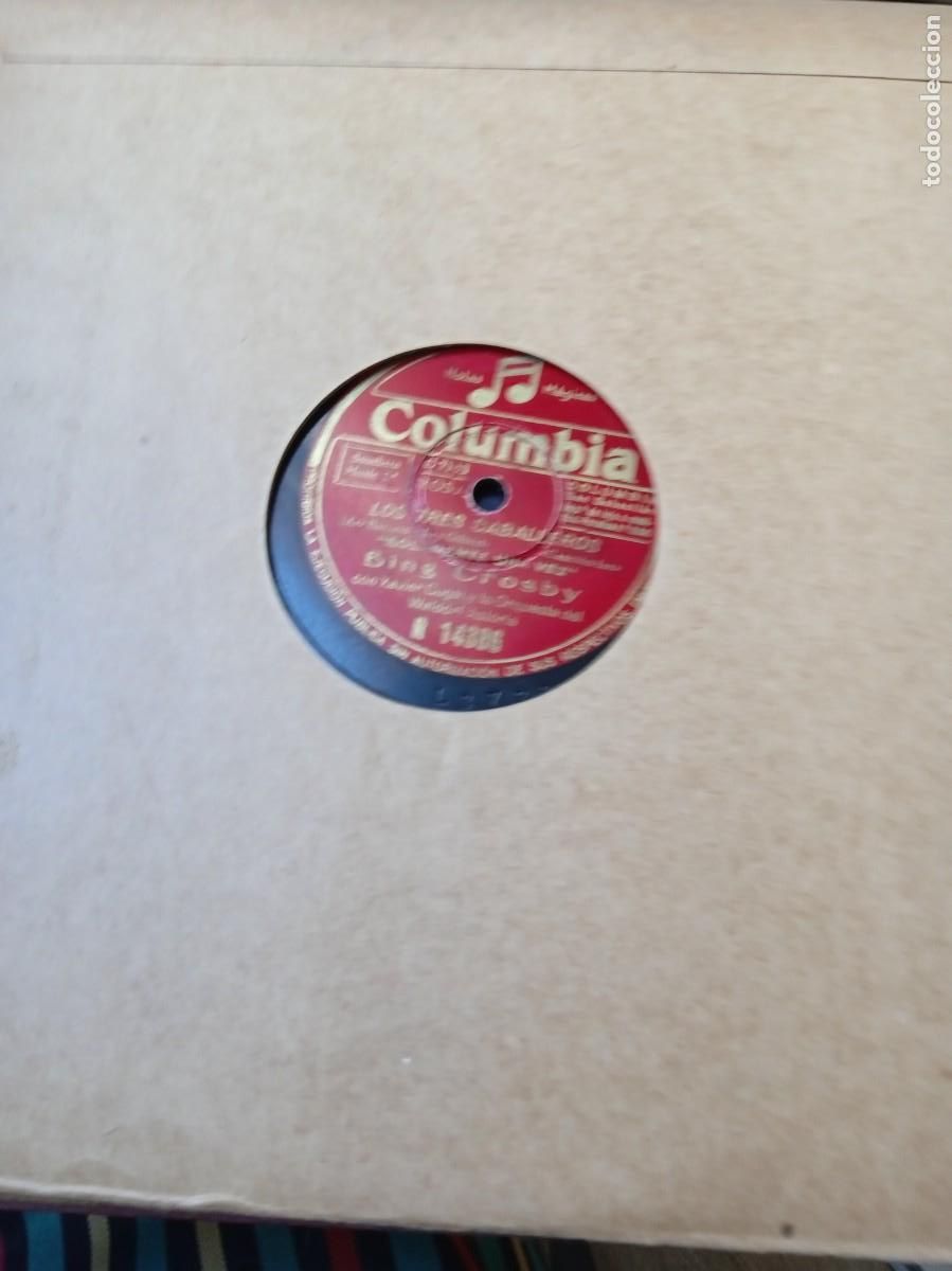 Discos de pizarra: BING CROSBY Los tres caballeros - Foto 1