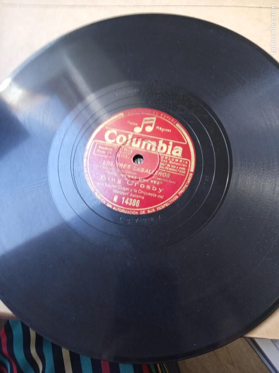 Discos de pizarra: BING CROSBY Los tres caballeros - Foto 3
