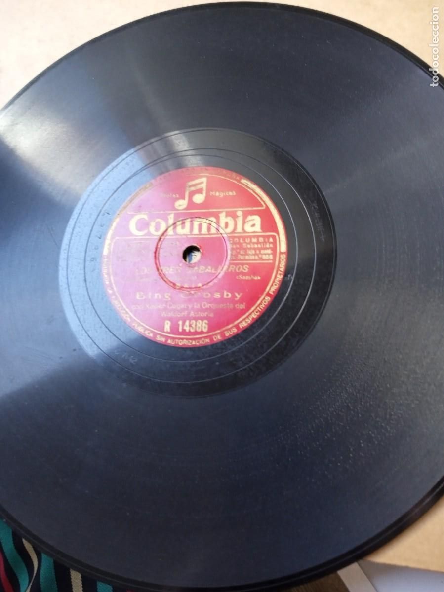 Discos de pizarra: BING CROSBY Los tres caballeros - Foto 5