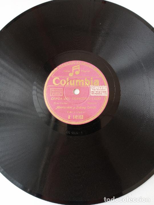 Discos de pizarra: DISCO PIZARRA. CERCA DEL TRANQUILO LAGO, INTERMEZZO. MANTOVANI Y SIDNEY TORCH - Foto 2