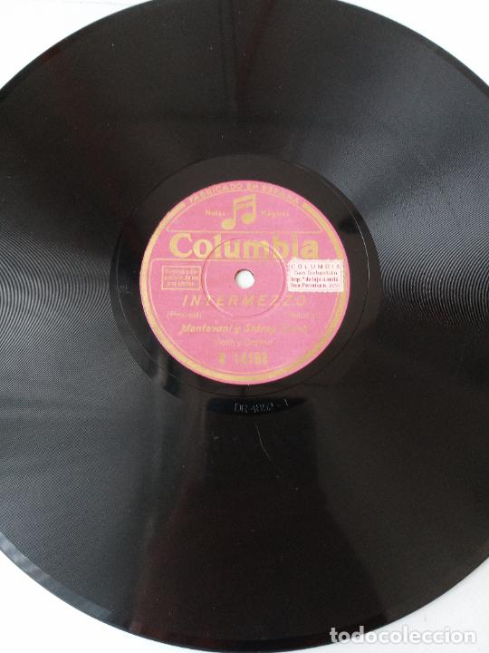 Discos de pizarra: DISCO PIZARRA. CERCA DEL TRANQUILO LAGO, INTERMEZZO. MANTOVANI Y SIDNEY TORCH - Foto 4