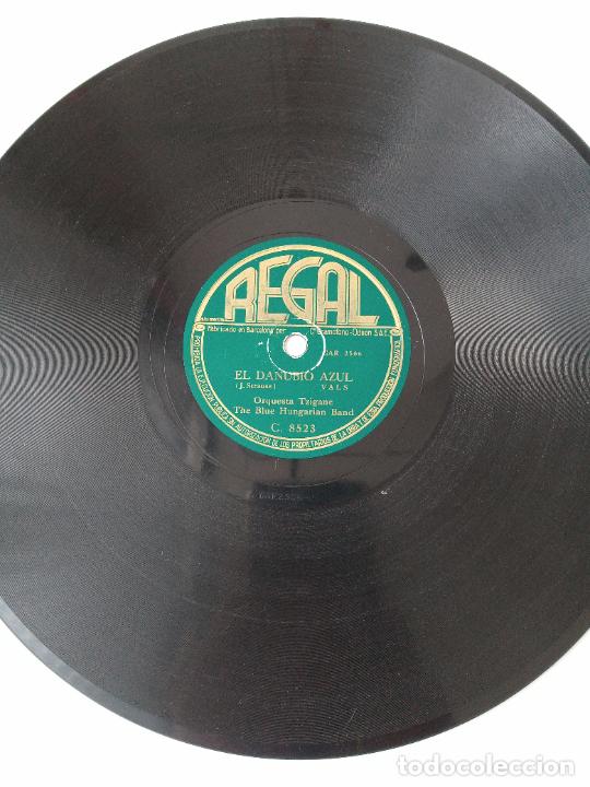 Discos de pizarra: DISCO PIZARRA. SOBRE LAS OLAS, EL DANUBIO AZUL. ORQUESTA TZIGANE. - Foto 4